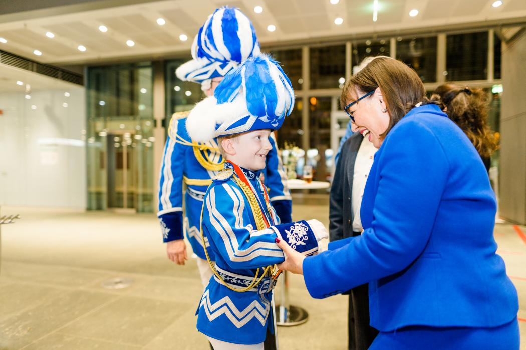 Ordensausstellung 2023 Prinzengarde der Stadt Düsseldorf Blau